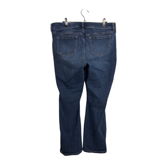 Torrid Boot Cut Jeans Womens 14S 14 Short Blue Premium Relaxed Stretch Mid-Rise - Picture 2 of 6